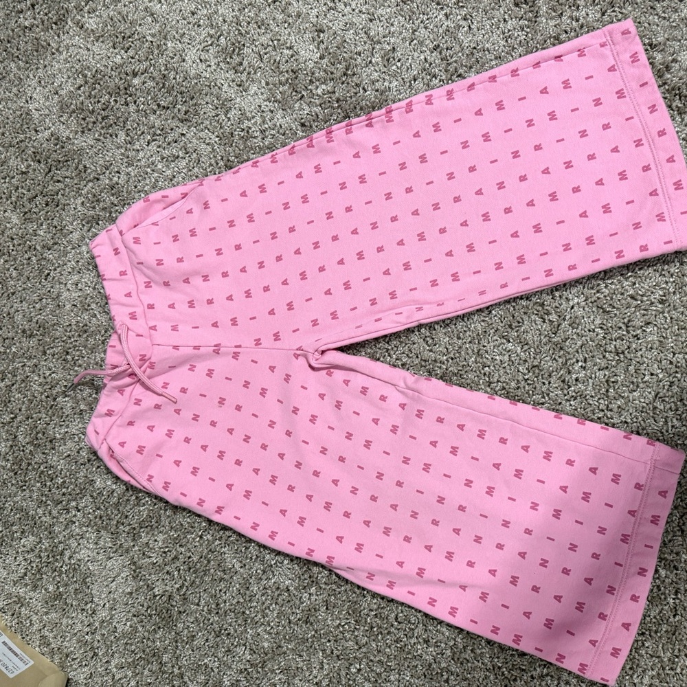 Marni Pink Kids Sweatpants